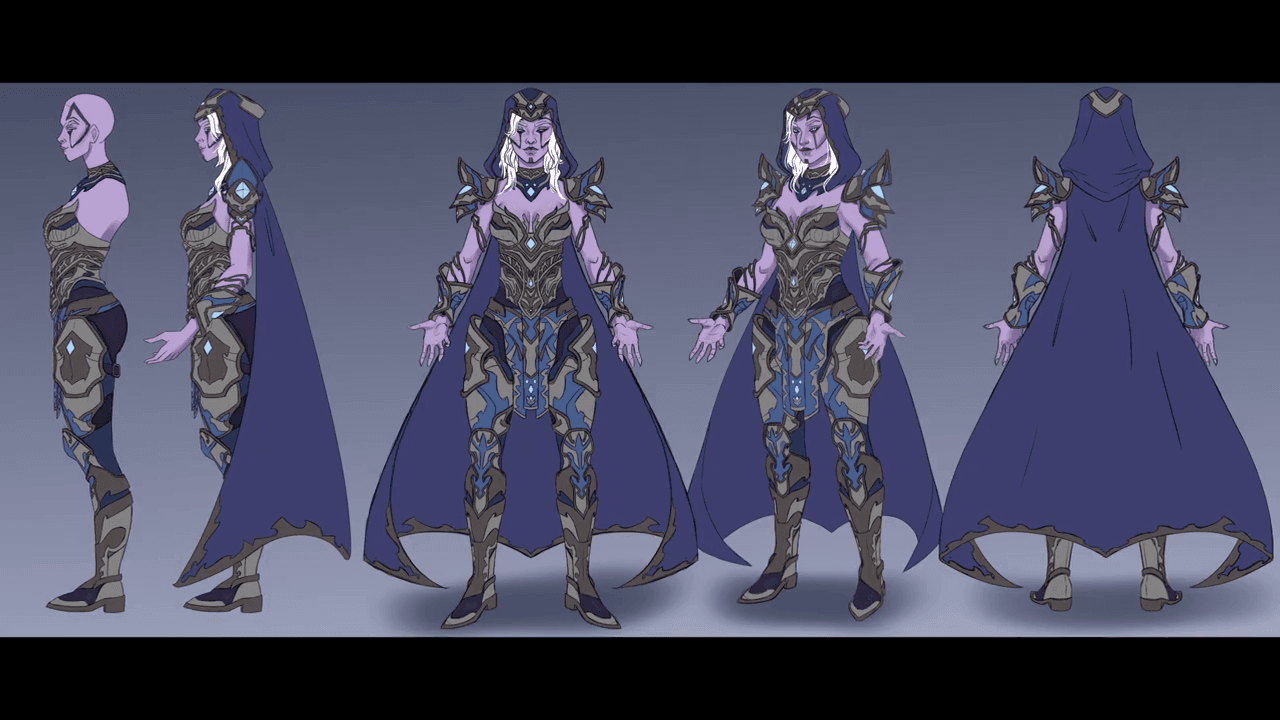 Concept art for Drow Ranger